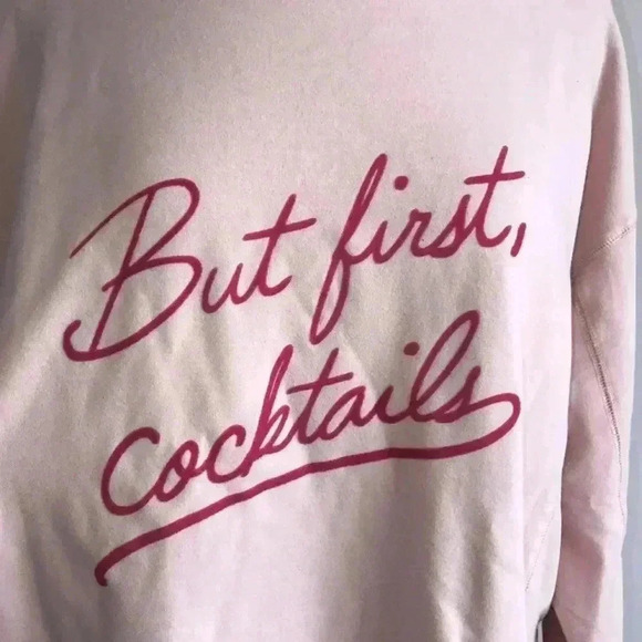 Wildfox But First Cocktails Sweater Size XXL - Picture 5 of 10